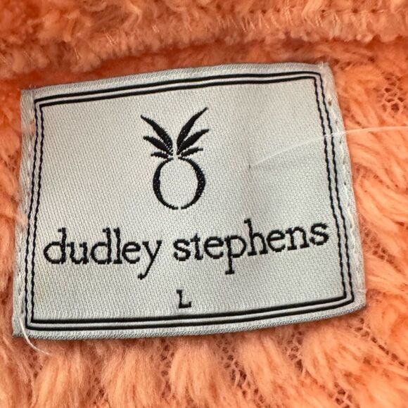 Dudley Stephens Sherbet Brighton Bubble Fleece Boat Neck Top Size Large - Picture 4 of 4
